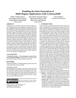 Enabling the Next Generation of Multi-Region Applications with CockroachDB